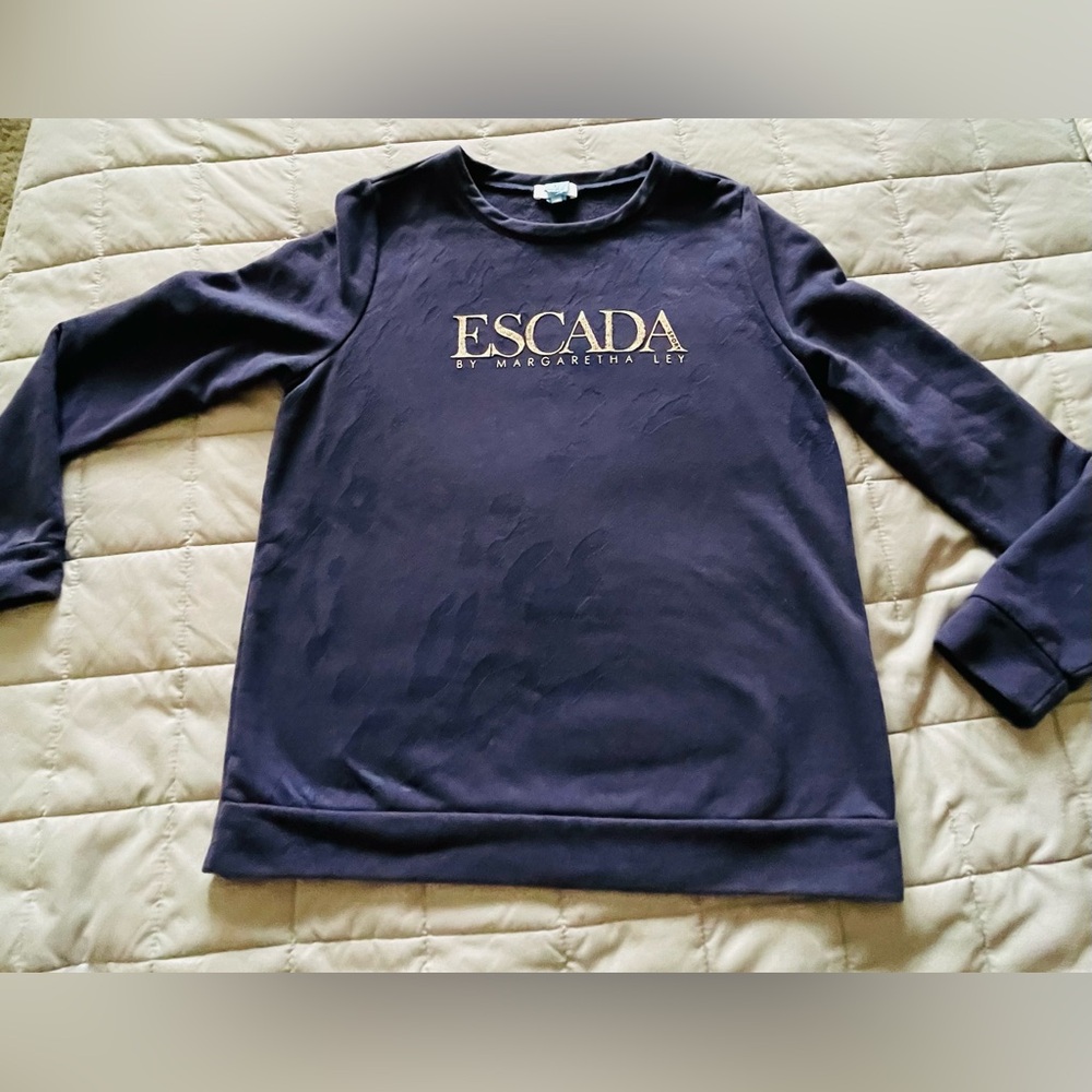 Escada by Margaretha Ley Navy Sweater - Picture 7 of 15